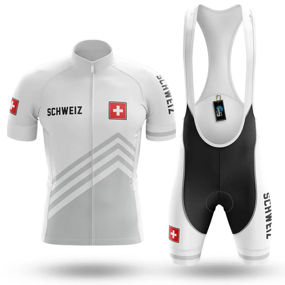Schweiz S5 White - Men's Cycling Kit