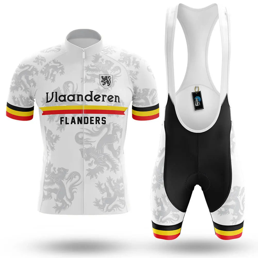Vlaanderen (Flanders) - White - Men's Cycling Kit