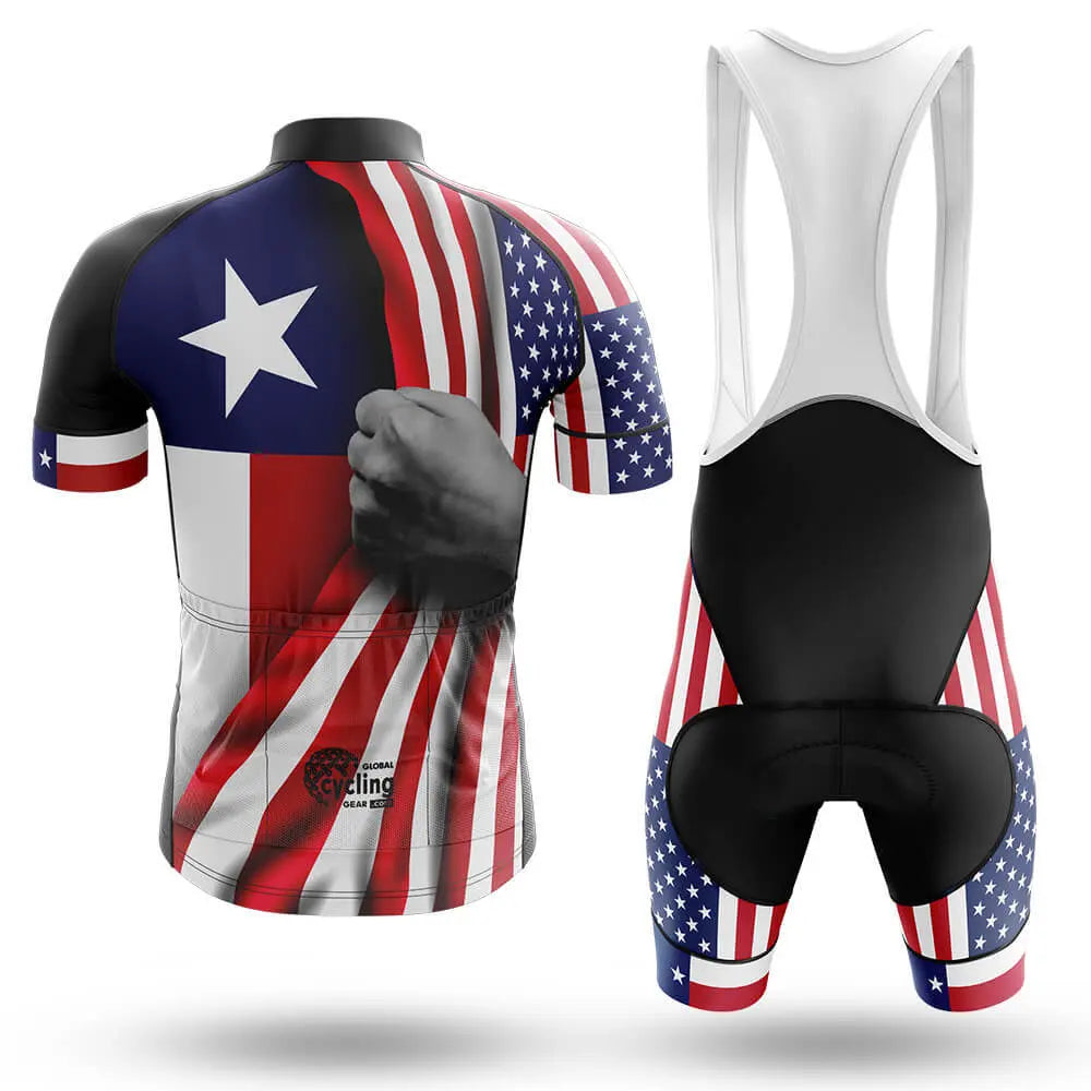 American Flag - Texas - Men's Cycling Kit