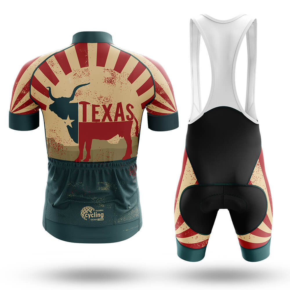 Texas Flag Longhorn - Men's Cycling Kit