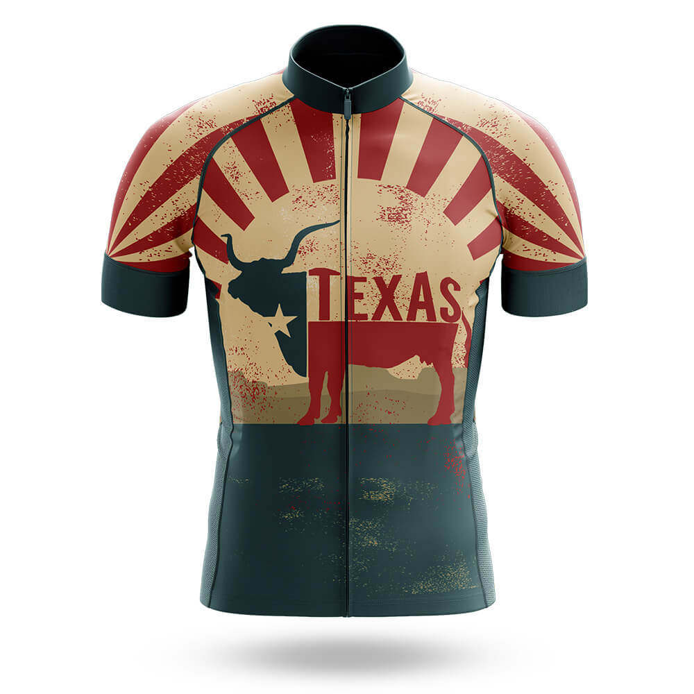 Texas Flag Longhorn - Men's Cycling Kit