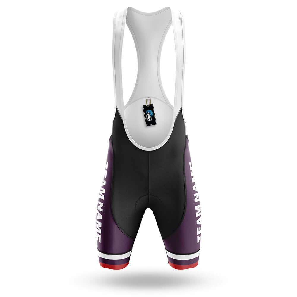 Custom Team Name M7 Dark Purple - Men's Cycling Kit