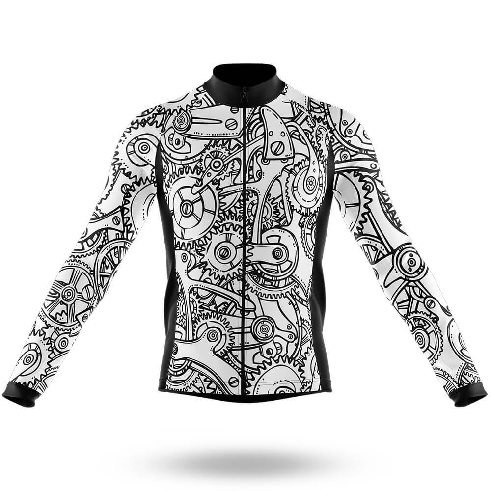 Black White Gears - Men's Cycling Kit